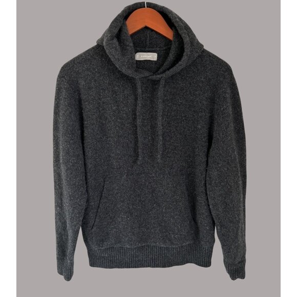 Everlane Wool Sweater Women’s Size XS Hoodie Pullover Gray Knit Pouch - Picture 1 of 8